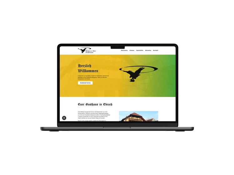 Website-Erstellung für Gasthof Schwarzer Adler