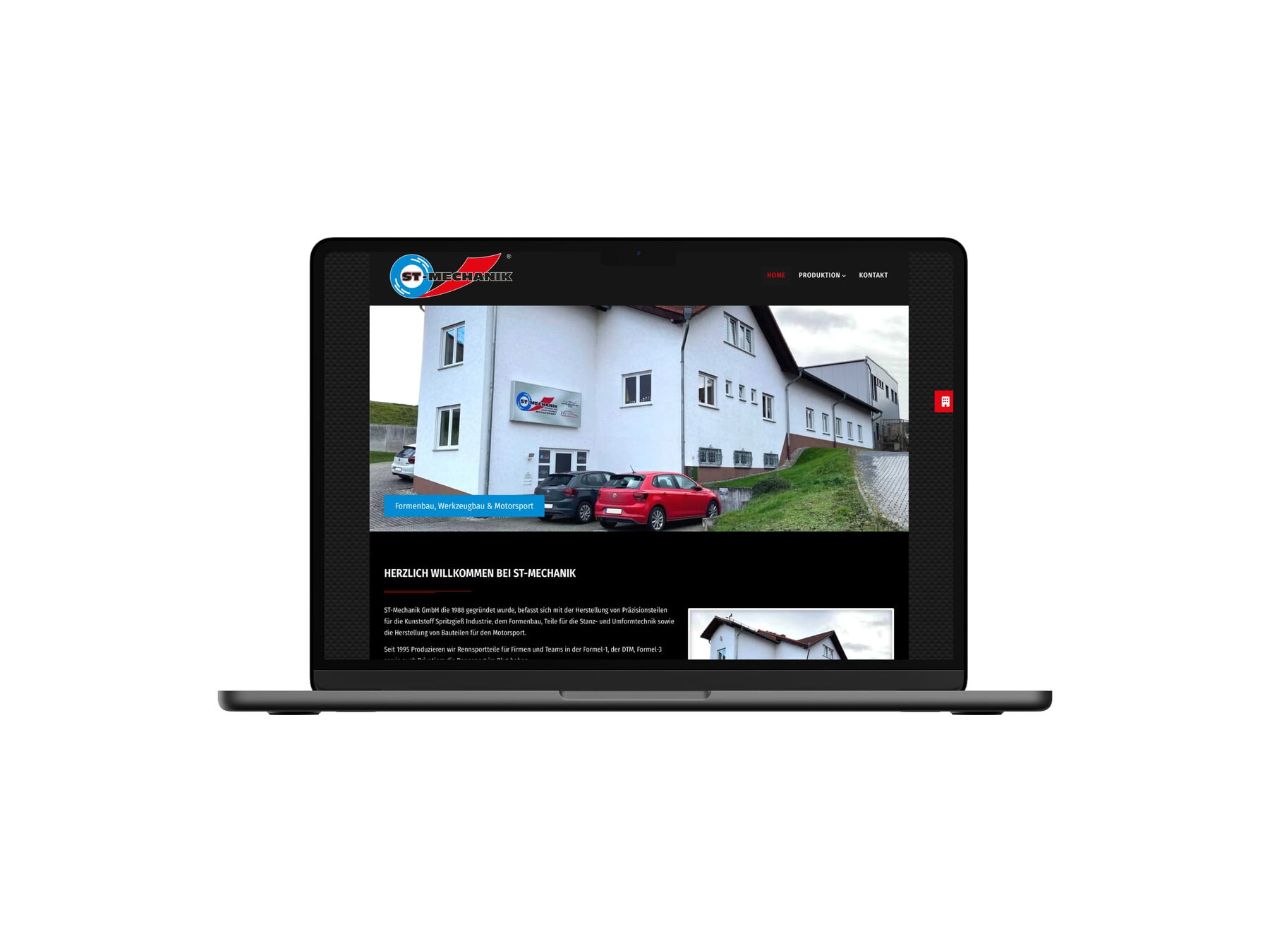 Website Relaunch für ST-Mechanik GmbH