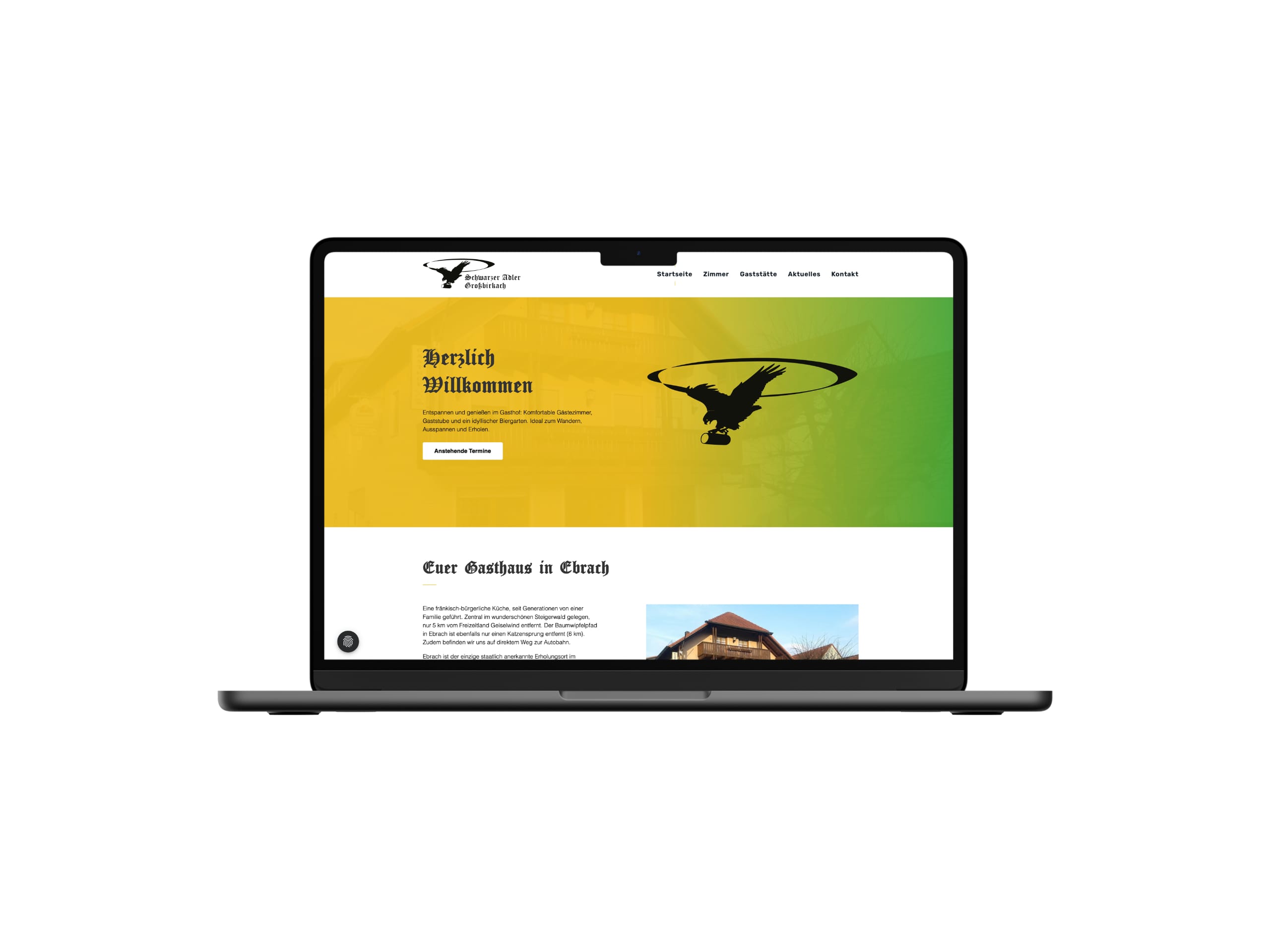Website-Erstellung für Gasthof Schwarzer Adler